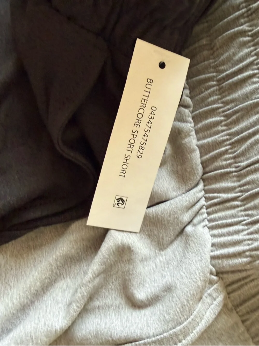 NWT Buttercore Elastic Waist Shorts Set - Black & Light Gray - Picture 13 of 15